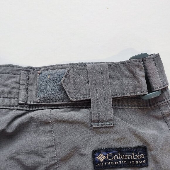 Columbia cargo shorts women's size 8 grey outdoor side pocket - Picture 8 of 11